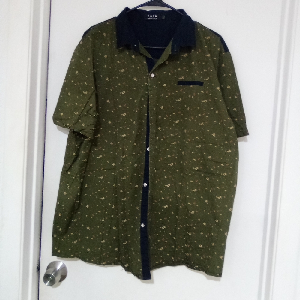 SSRL Men's Collection short sleeve green size 2XL